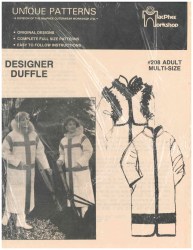 208 MACPHEE DUFFLE UNISEX COAT PARKA,SKI JACKET PATTERN XS-XL